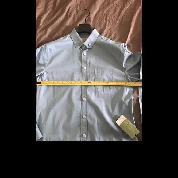 Gucci Men's Sky Blue Casual Button-Down Shirt - Picture 3 of 9